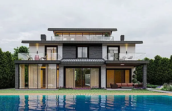 villa iç mekan tasarımları