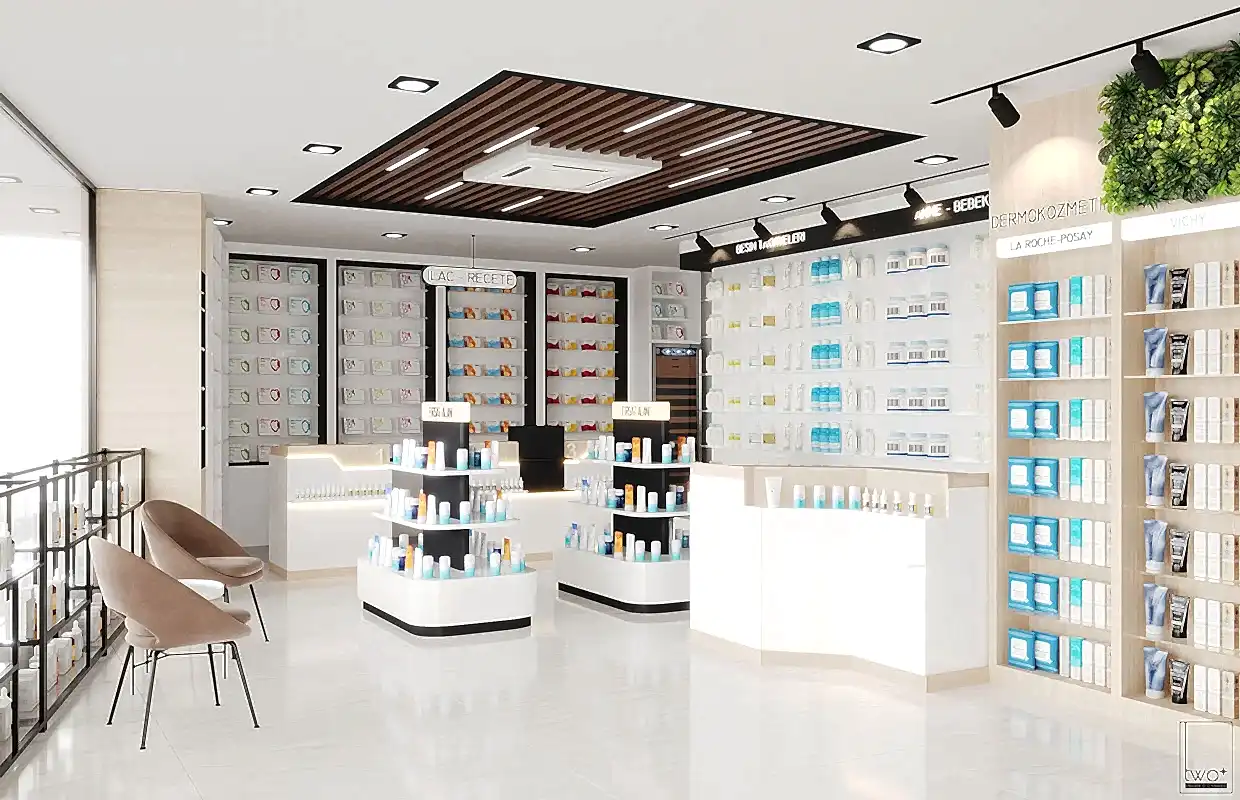 modern eczane tasarımları